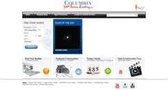 Desktop Screenshot of columbianewhomesdirectory.com