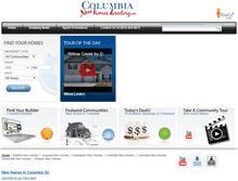 Tablet Screenshot of columbianewhomesdirectory.com
